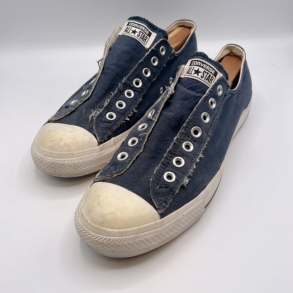 Converse Chuck Taylor All Star Navy Laceless Slip On